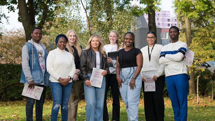 Image 2 - Some of the Northumbria University students selected to be part of the ACCESS Climate and Environment programme