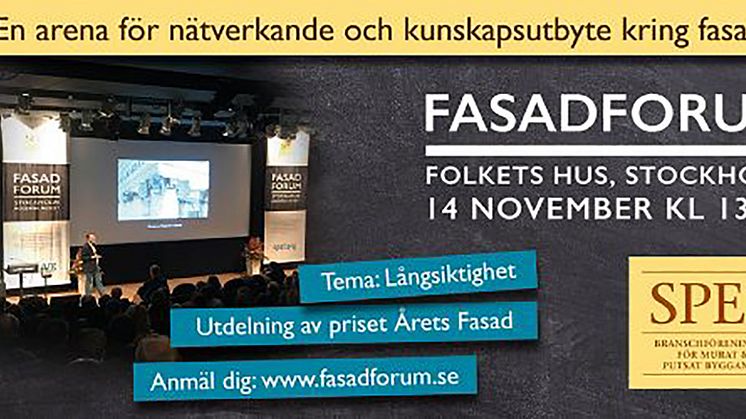 Möt oss på Fasadforum