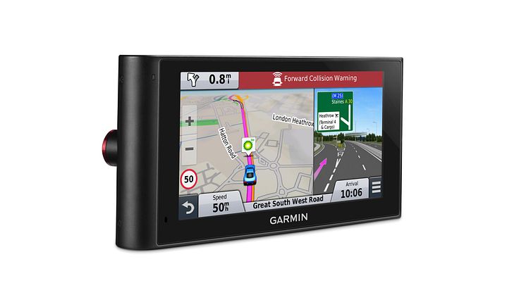 Garmin® nüviCam™ Veileder. Varsler. Assisterer. Navigator med innebygd kamera.