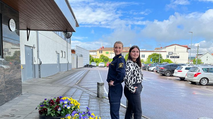 Polis Jenny Sjöström ochutvecklare Kungsbacka kommun Mevludina Abramovic