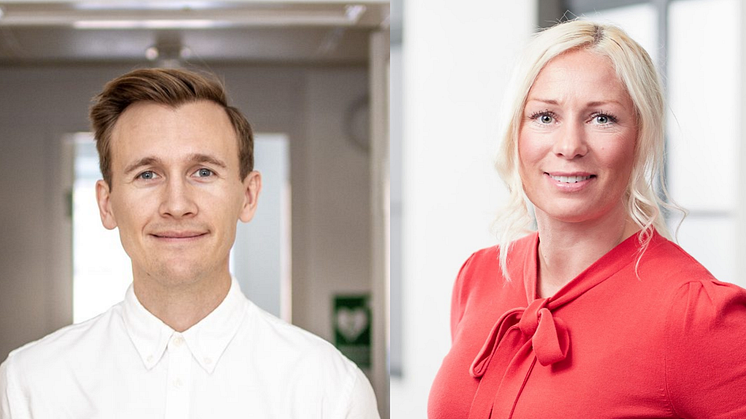 Pelle Tunell, VD Plant och Karin Mizgalski, hållbarhetschef på Wallenstam ser tack vare ramavtalet fram emot fler av Plants klimatredovisningar i Wallenstams nyproduktioner.