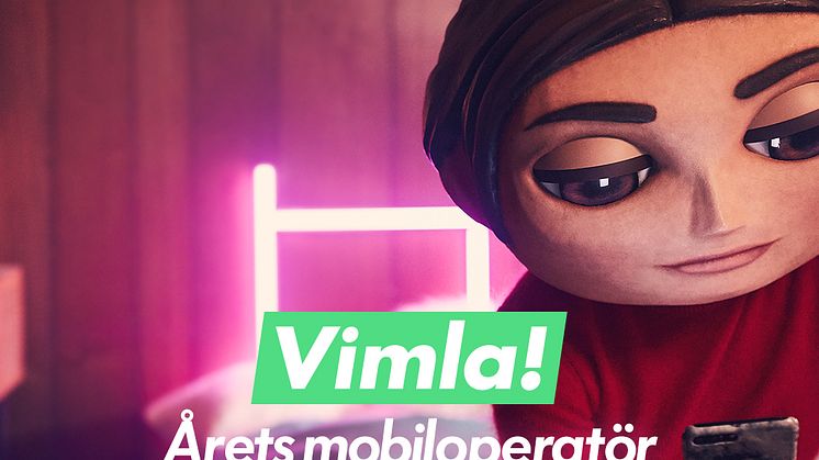 Vimla bästa mobiloperatören enligt stor undersökning – utses till Årets operatör 