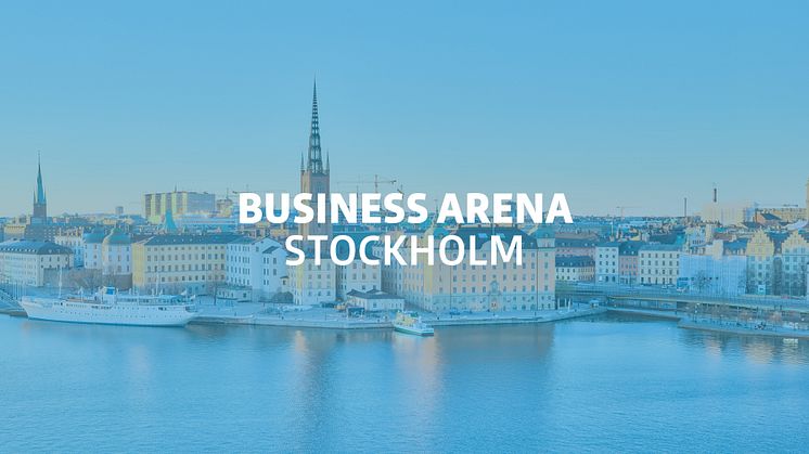 Business Arena Stockholm arrangeras den 22-23 september 2021.