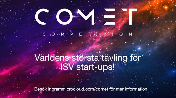 Världens största tävling för ISV Start-ups kommer till Sverige