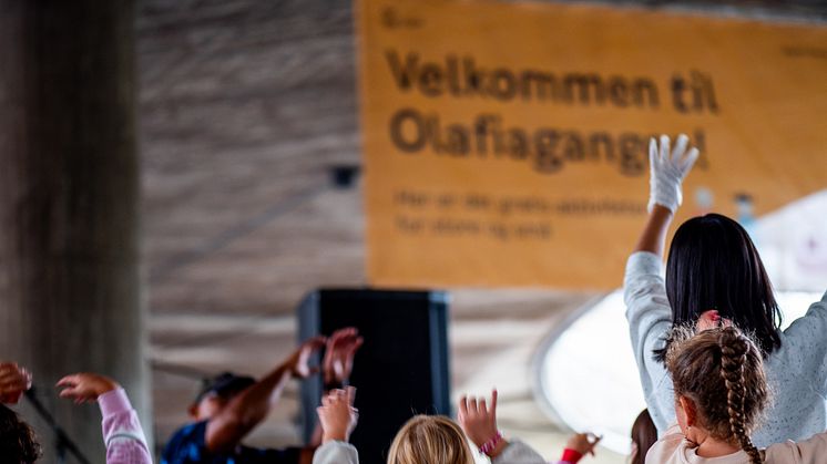 Det blir mange aktiviteter for barn og unge i Olafiagangen i sommer! Foto: Bydel Gamle Oslo