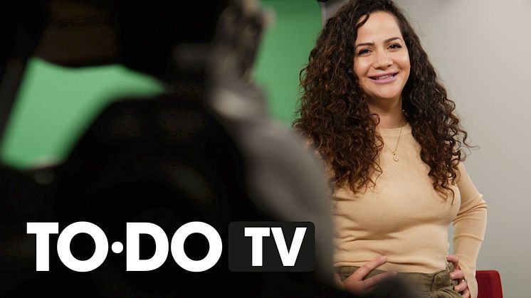 Suuz Naffah är programledare för TODO-TV. Foto: © Malmö stad, Frasse Franzén