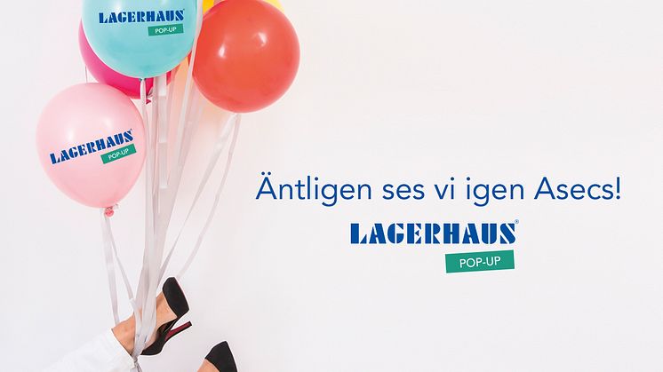 Lagerhaus återvänder till Asecs köpcentrum i Jönköping med ny pop-up butik!