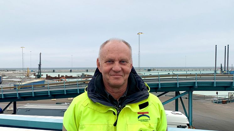 Ulf Sonesson är hamnens projektledare.