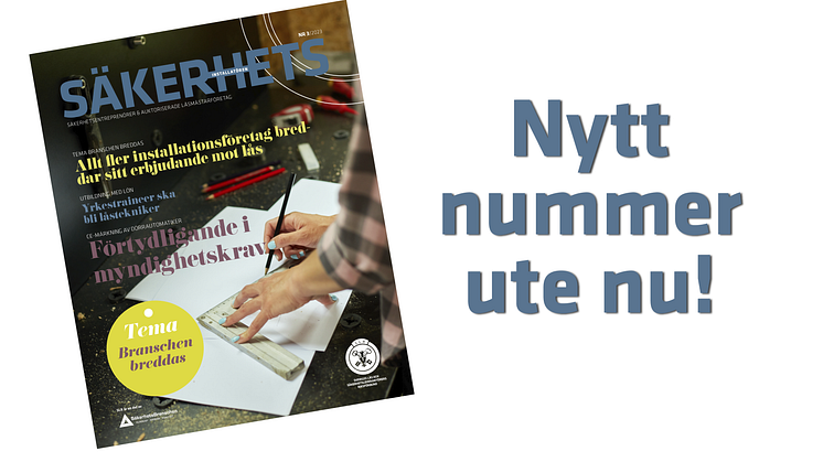 Säkerhetsinstallatören #3/23 är här!