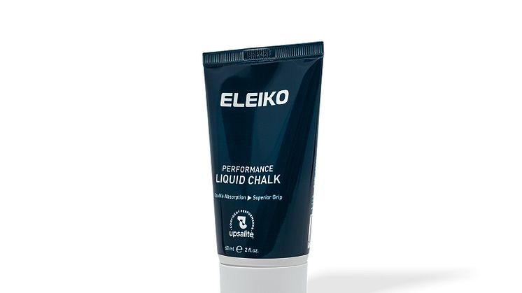 Eleiko Performance Liquid Chalk med Upsalite absorberar dubbelt så mycket fukt än konkurrerande flytande kalk.