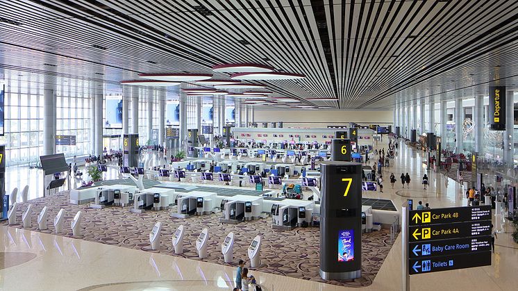 Departure hall at T4