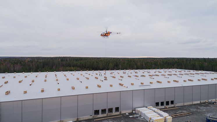 Apotea bygger Sveriges största solcellstak i Morgongåva