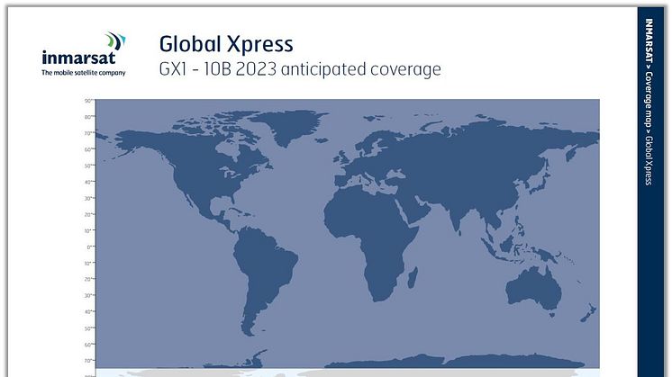 Image - Inmarsat - Global Xpress coverage map