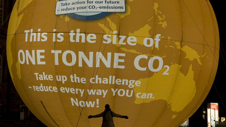 The size of One Tonne CO2