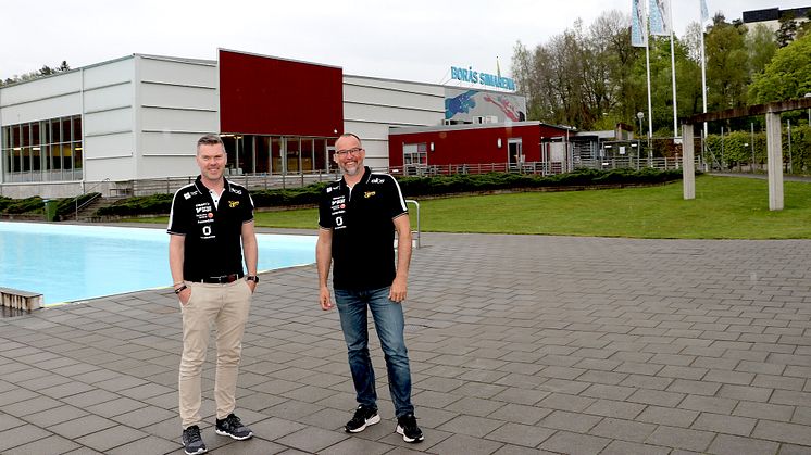 Andreas Jaldevik, VD på RO-Gruppen och Jonas Söderberg, Sportchef på SK Elfsborg.