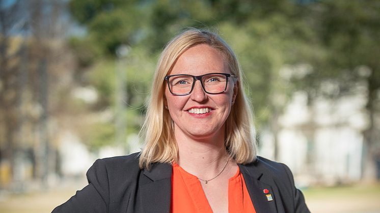 Carina Sammeli, Chairman of the municipal board in Luleå