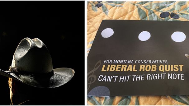 Erika Peterman's work (left) vs the RNC flyer (right)