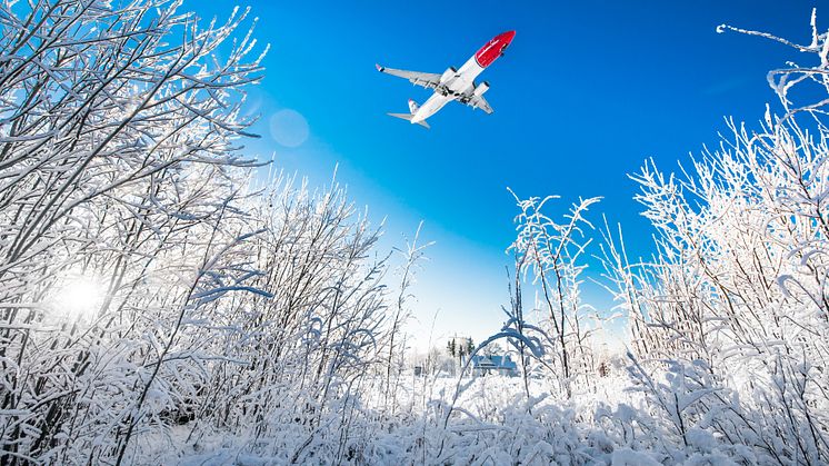 Hit the slopes from £29.90 one-way with Norwegian this winter