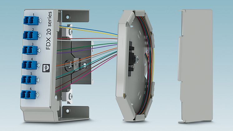 Compact splice boxes for future-proof data transmission