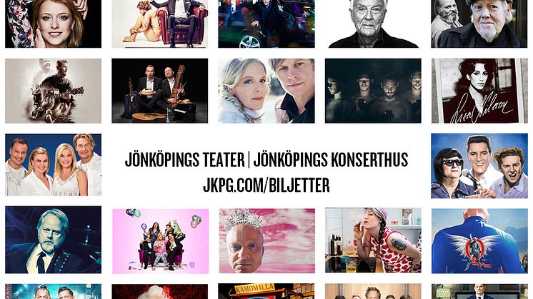 Spännande höst på Jönköpings Teater och Jönköpings Konserthus 