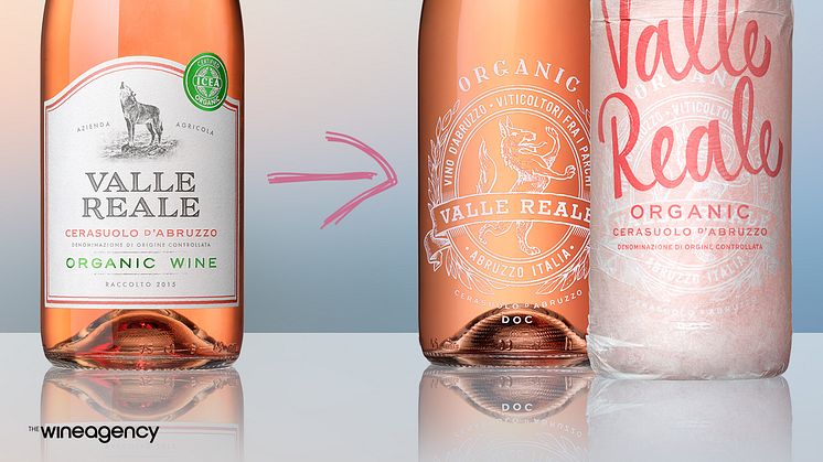 Ekologiska Valle Reale Rosé - i ny elegant design!