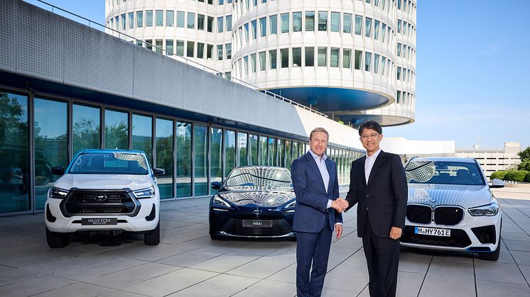 Hydrogenpionerer: BMW Group og Toyota Motor Corporation tar samarbeidet til nye høyder med hydrogenteknologi (FCEV) for personbiler.