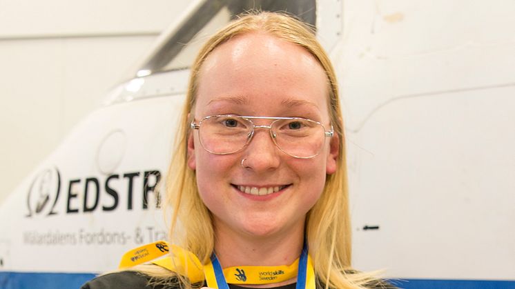 Caroline Söderqvist vann Yrkes-SM i Flygteknik