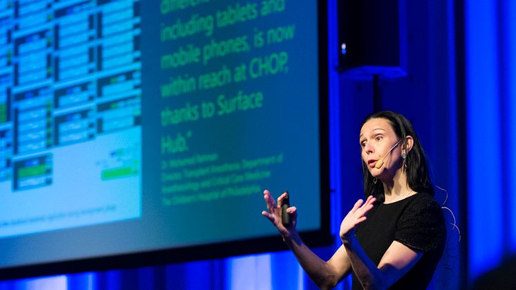 Elena Bonfiglioli från Microsoft på Vitalis 2016