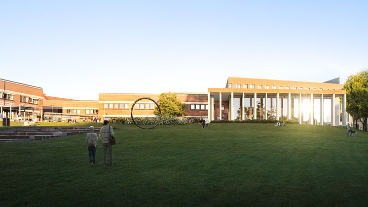För de respektive miljöindikatorer som ingår i Miljöbyggnad uppnådde Nya Humanisten Silver eller Guld, och med Guld som totalt betyg. Bild: KUB Arkitekter (Arkitema)