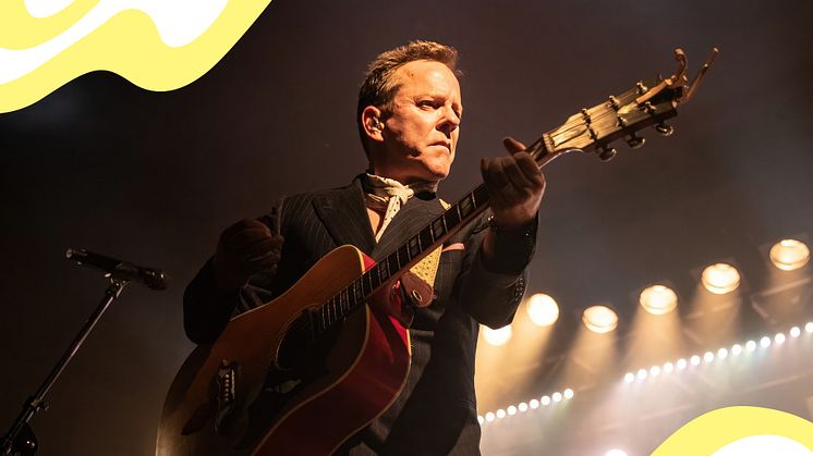 Den 6 augusti spelar Kiefer Sutherland på Lilla Scenen.