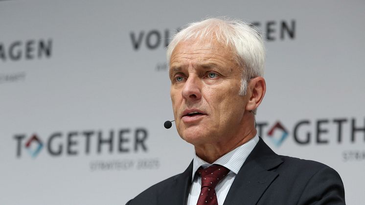 Volkswagen-koncernens VD Matthias Müller