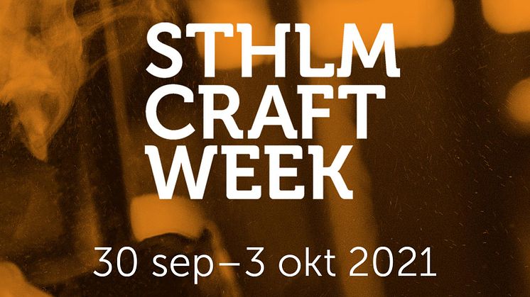 Rekordstort intresse för Stockholm Craft Week 2021