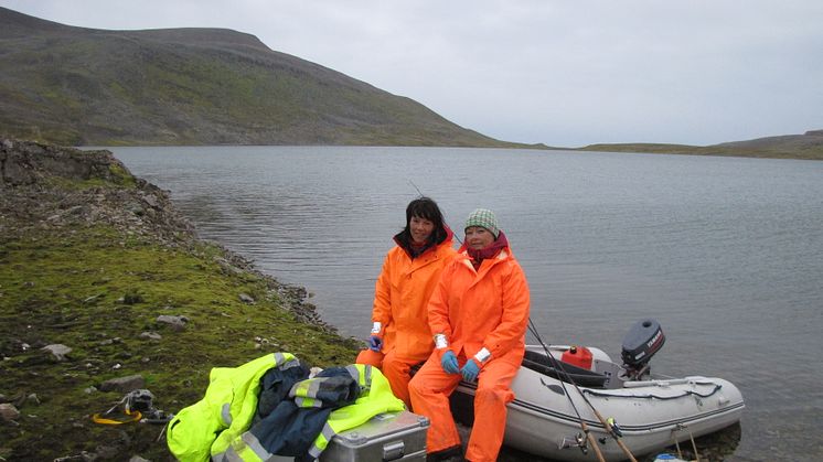 Anita Evenset og Marianne Frantzen, Bjørnøya