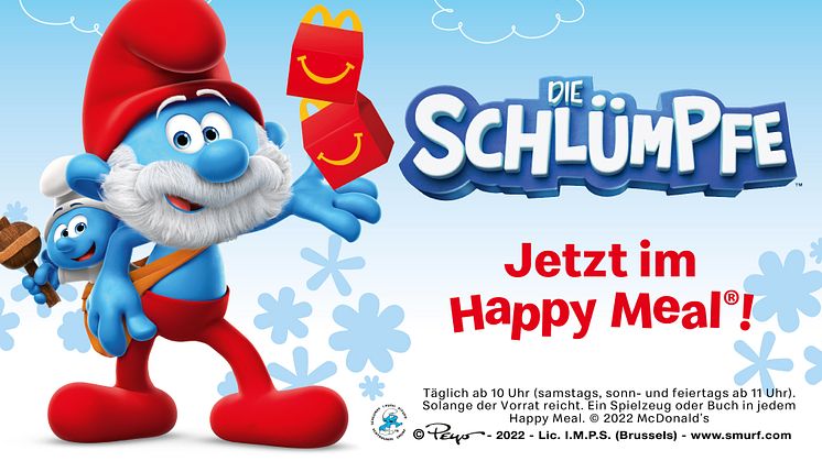 Mit kleinen Schlümpfen, Großes bewegen – Exklusive Schlumpf-Figuren von Schleich® im Happy Meal®