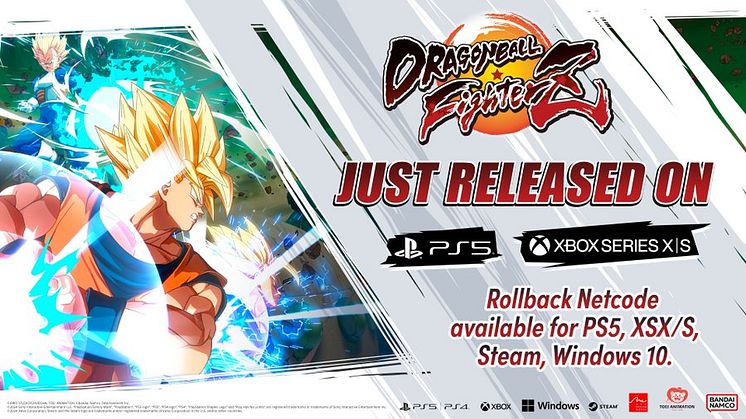 DRAGON BALL FIGHTERZ Goes Beyond the Limit with PlayStation 5 and Xbox Series X|S Editions and Rollback Netcode