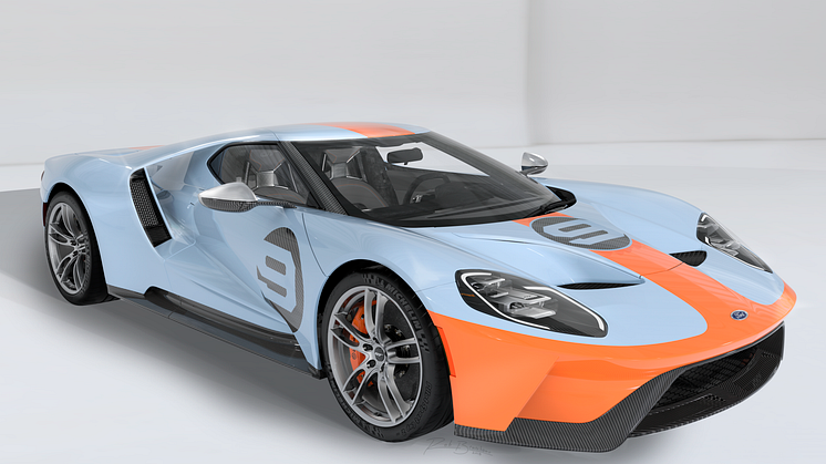 Ny Ford GT Gulf Oil lakering