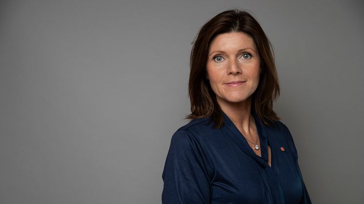 Arbetsmarknadsminister Eva Nordmark. Bild tagen september 2019. Foto: Kristian Pohl/ Regeringskansliet