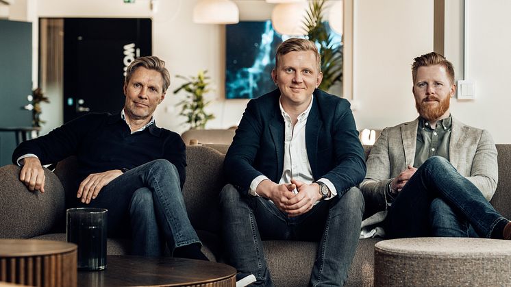 Fredrik Arnander, Linus Lindström, Robin Kindberg, Co-native founders