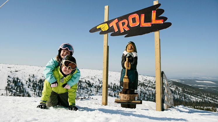 Sälen rustar för en miljon skidåk genom Trollskogen