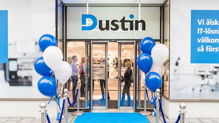 Idag öppnar Dustins konceptbutik