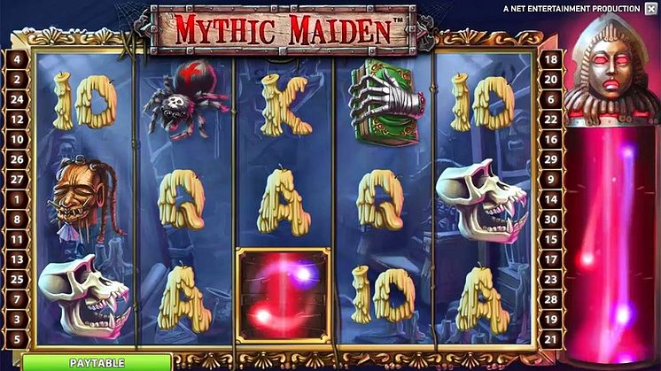 Mythic Maiden video slot på Vera&John Casino