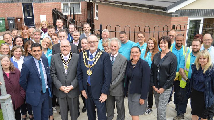 Town centre estate “reopens” following £2m regeneration work