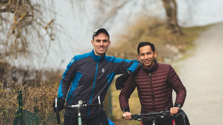 Valentin och Sam ska cykla runt jorden till förmån för SOS Barnbyar.