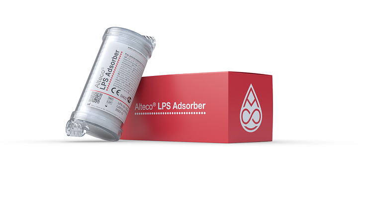 Alteco LPS Adsorber eliminerar endotoxin och används för blodrening vid extrakorporeal behandling för att förhindra septisk chock.