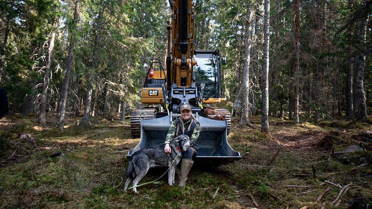 Cat-maskin på jaktmarker i ny film