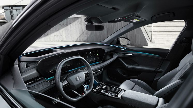 Audi Q6 e-tron först med märkets nya designfilosofi för interiören