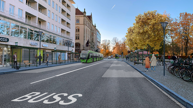 Gustav Adolfs torg får mer ytor för stadsliv