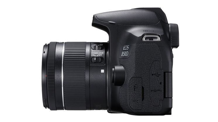 Canon EOS 850D  EF-S18-55mm F4-5 BK LEFT SIDE
