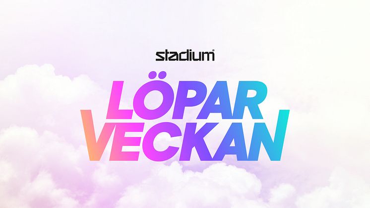 Barn och ungdomar rör sig för lite. För att råda bot på det introducerar Stadium för första gången Löparveckan. Ett initiativ som ska sätta hela Sverige i rörelse med målet att skänka 150 000 kronor till organisationer som aktiverar barn och ungdomar