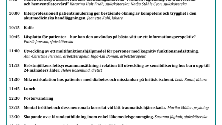 Pressinbjudan: Forskningens dag på Danderyds sjukhus